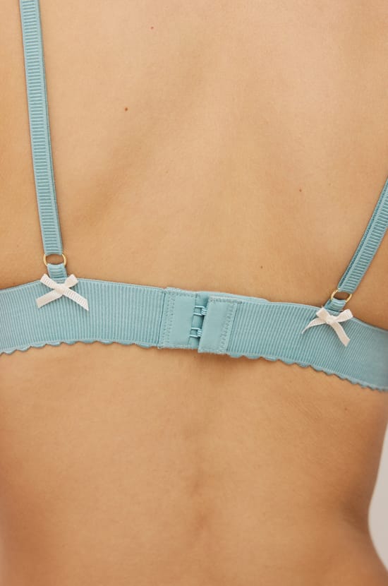 Soutien-gorge triangle en dentelle;${refinementColor}