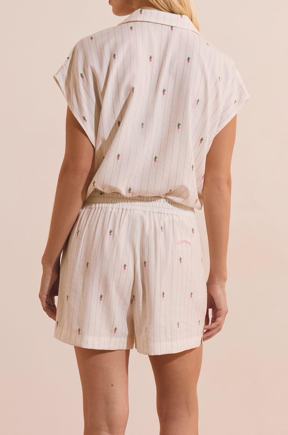 Short de pyjama &agrave; motifs;${refinementColor}