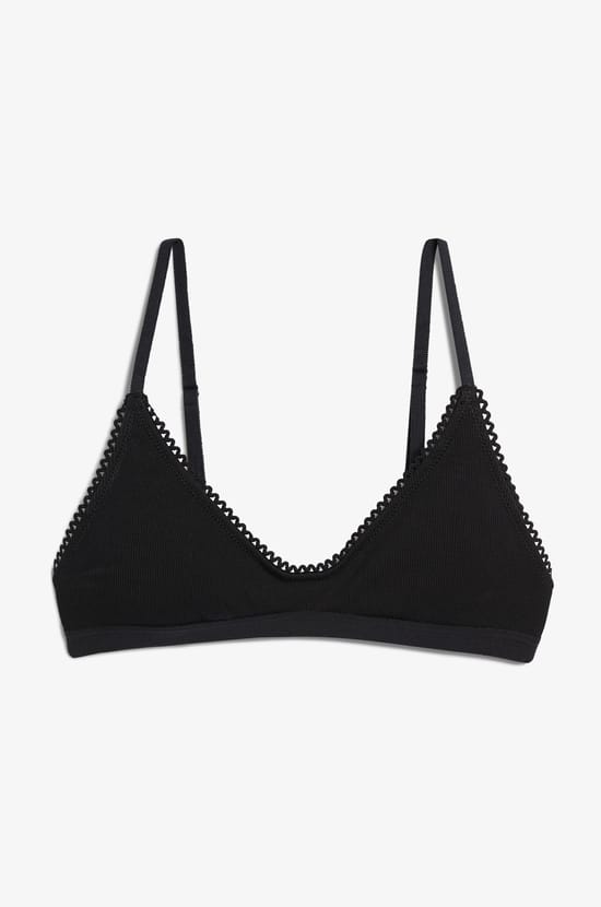 Cotton Bralette;${refinementColor}