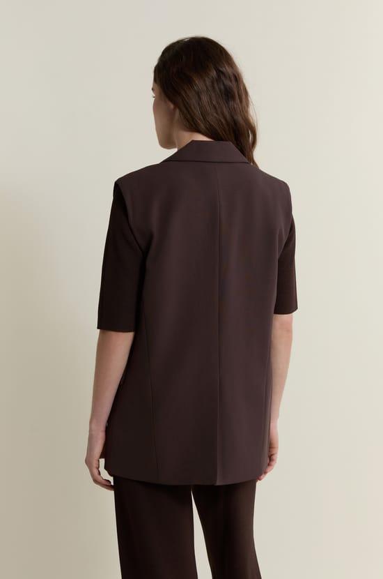 Sleeveless Blazer;${refinementColor}