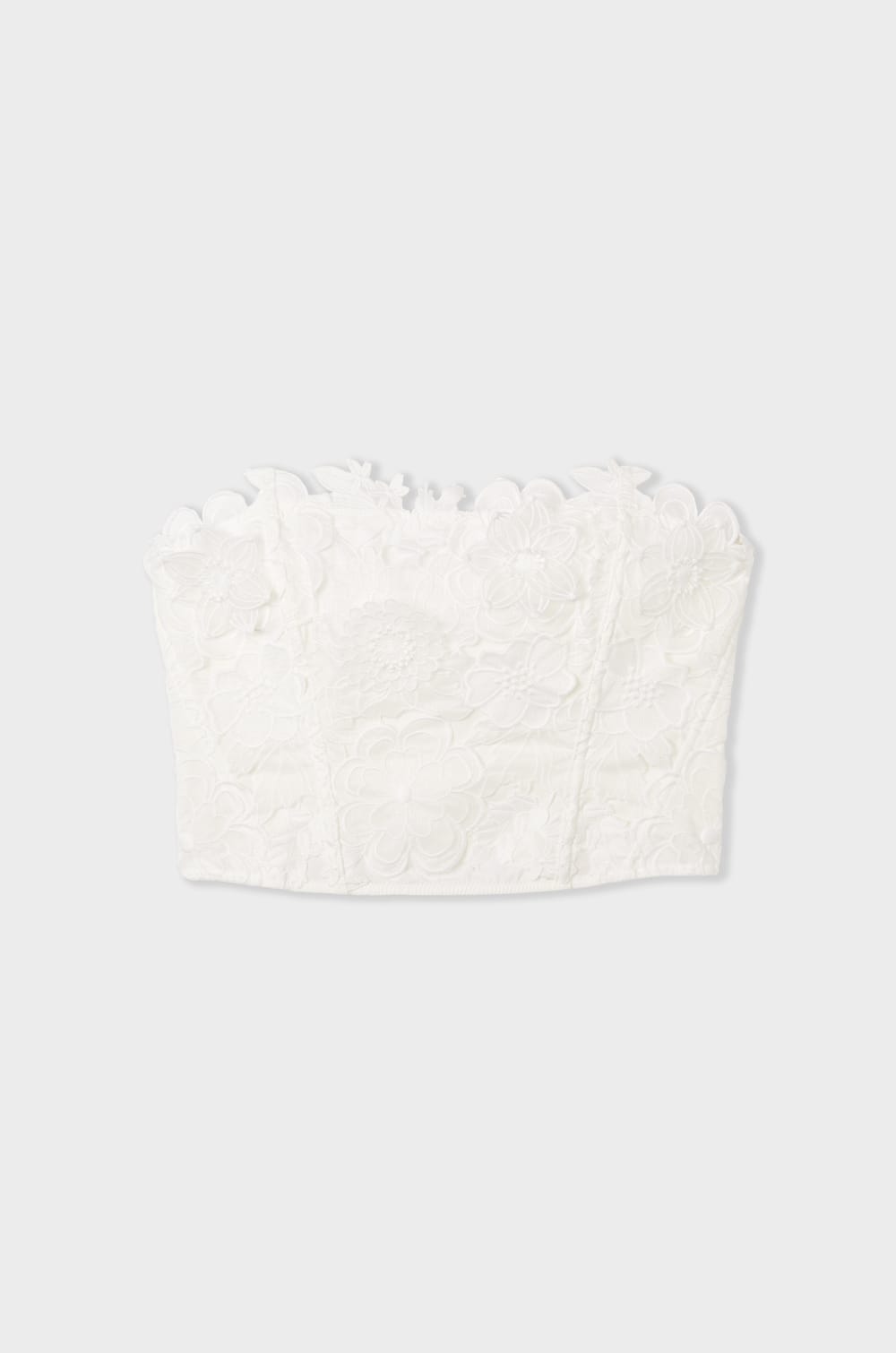 Biustonosz bez fiszbin z haftem;${refinementColor}