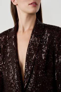 Sequin Blazer;${refinementColor}