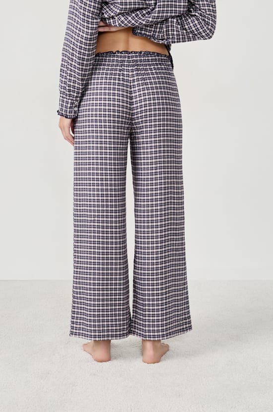 Pantalon de pyjama à carreaux;${refinementColor}