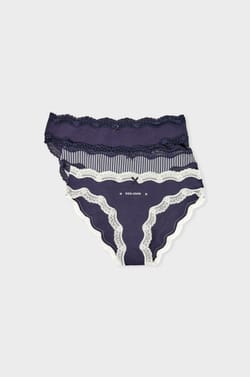 Lot de 3 culottes en coton;${refinementColor}