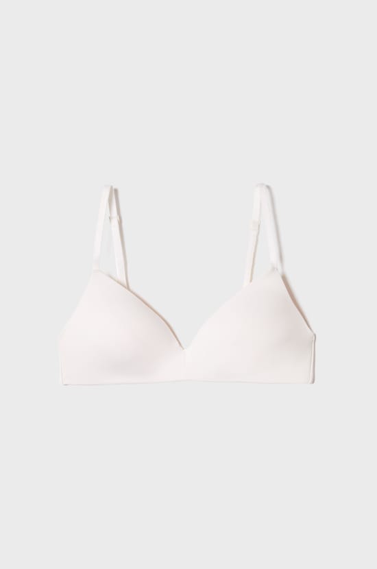 Soutien-gorge coques fines sans armatures en microfibre;${refinementColor}