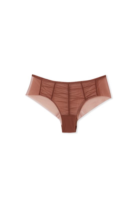 Boyshort in Tulle;${refinementColor}
