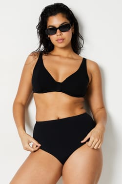 Underwired Triangle Bikini Top;${refinementColor}