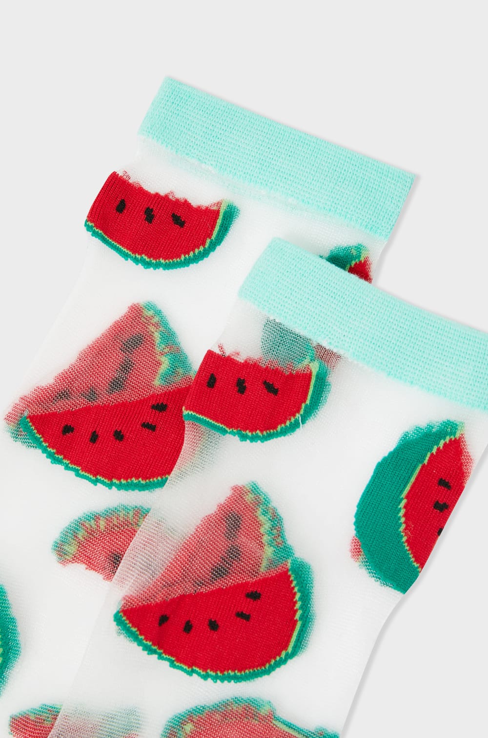 Chaussettes transparentes &agrave; motifs past&egrave;ques Coucou Suzette;${refinementColor}