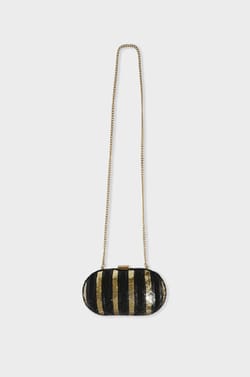 Sac pochette doré;${refinementColor}