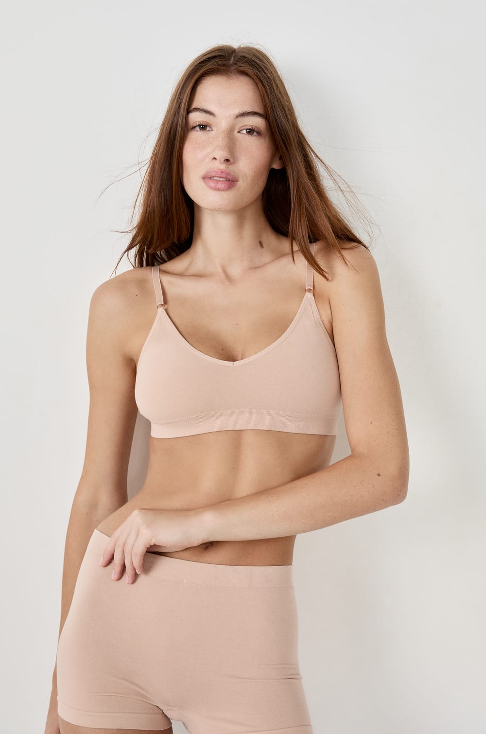 Brassière confort optimal en coton;${refinementColor}