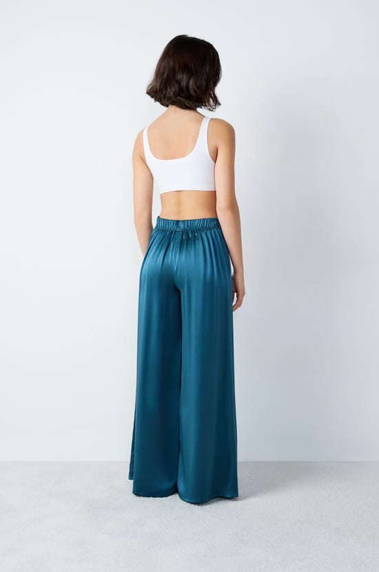 Silk Pyjama Bottoms;${refinementColor}