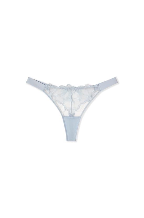 Embroidered Thong;${refinementColor}