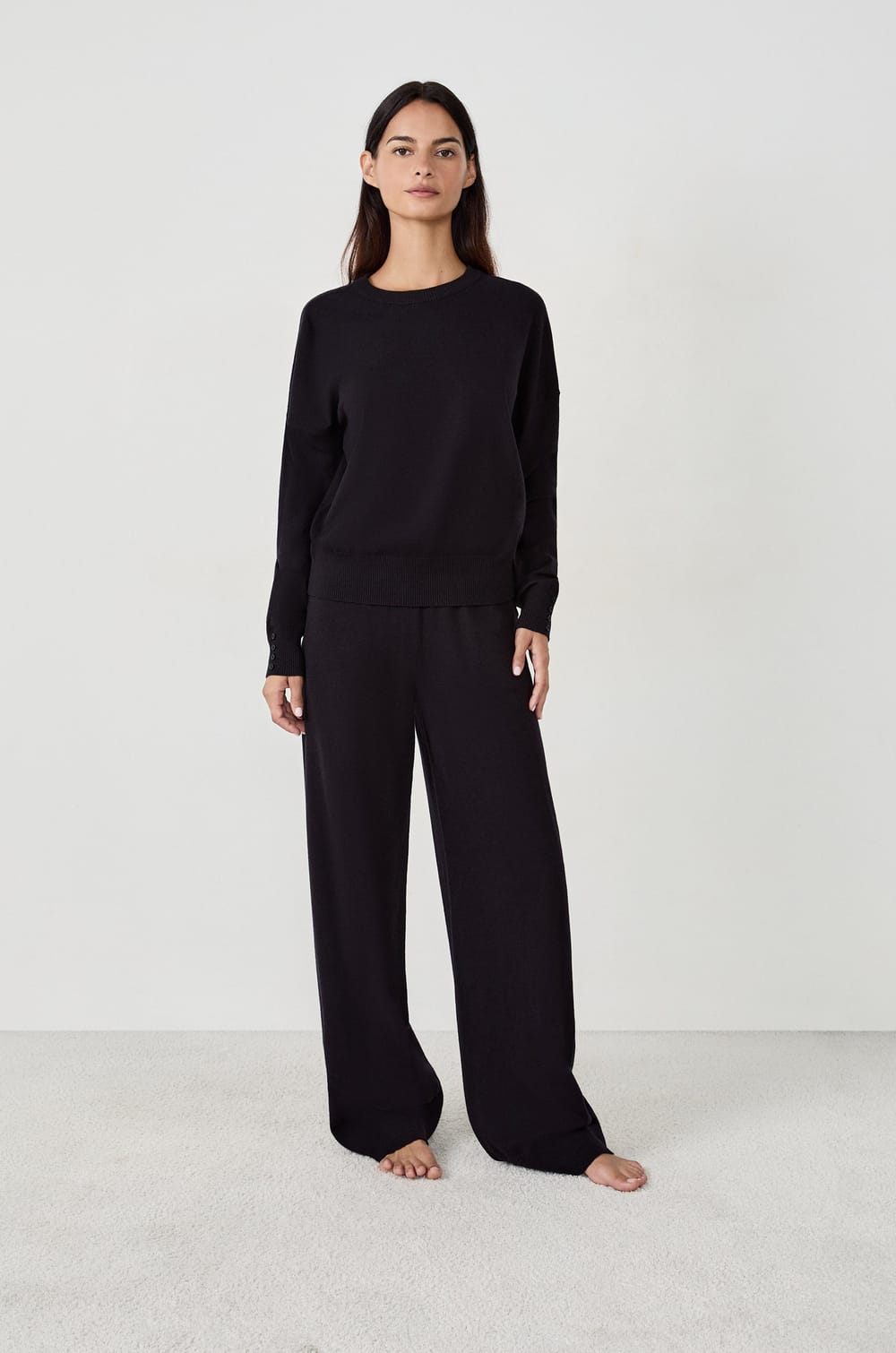 Pantalon de pyjama large;${refinementColor}