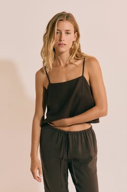 Top sans manches avec lin;${refinementColor}