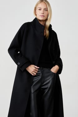Manteau long ceinturé;${refinementColor}