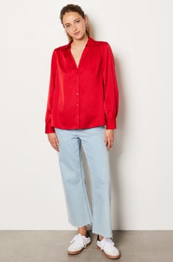 Satin Shirt;${refinementColor}