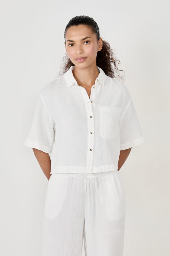 Short-sleeved shirt 100% cotton;${refinementColor}