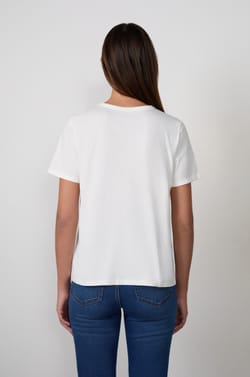 Camiseta Love de algodón de manga corta;${refinementColor}