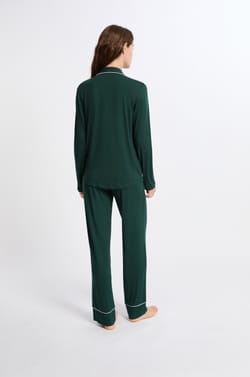 2-Piece Long-Sleeved Pajamas;${refinementColor}