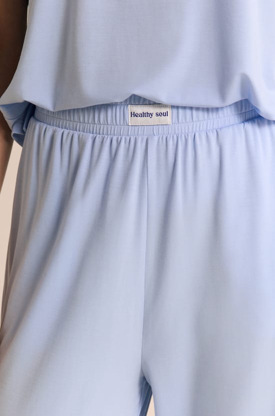 Elasticated Pyjama Trousers;${refinementColor}