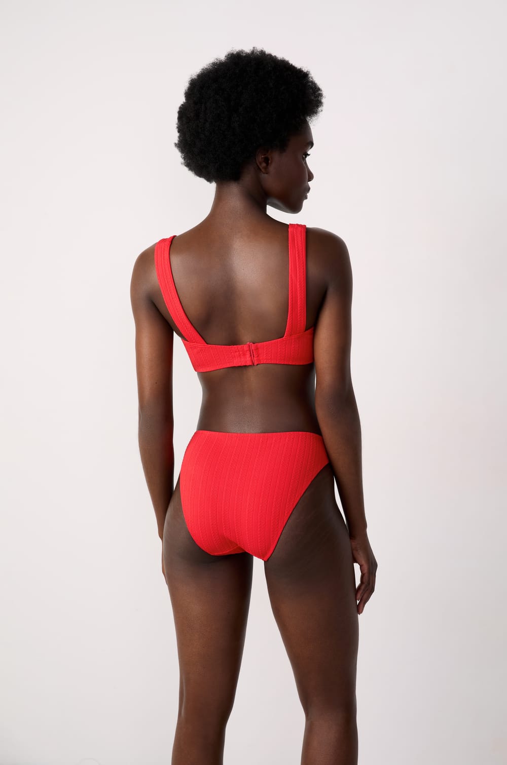 Brassière haut de maillot détail anneau;${refinementColor}