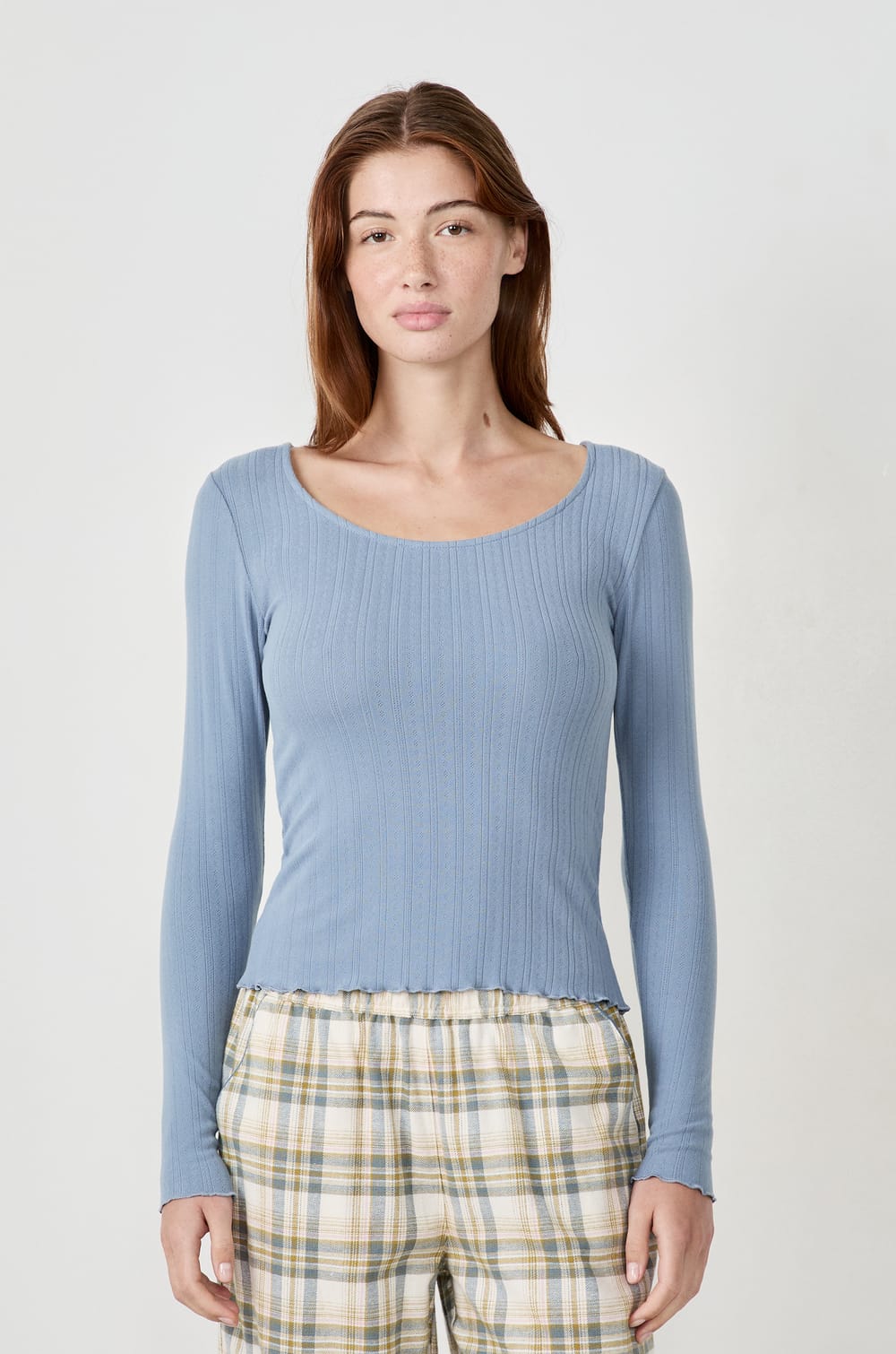 Long-sleeved pyjama T-shirt;${refinementColor}