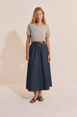 Robe longue en coton;${refinementColor}