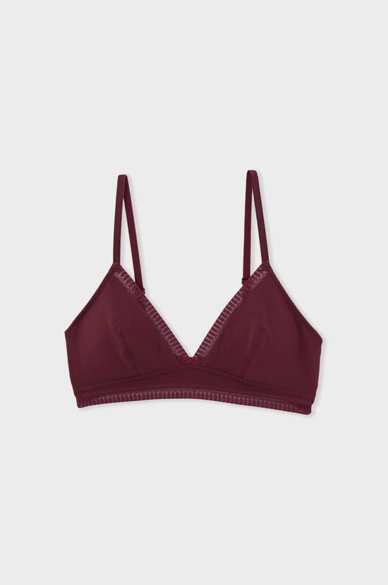 Soutien-gorge sans armatures coques fines en coton biologique;${refinementColor}