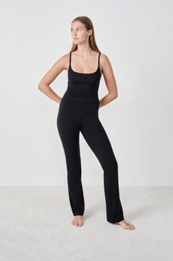 D&eacute;bardeur de pyjama en coton et modal;${refinementColor}