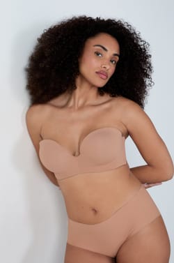 Lightly Lined Bra With Removable Straps, C-Cup;${refinementColor}