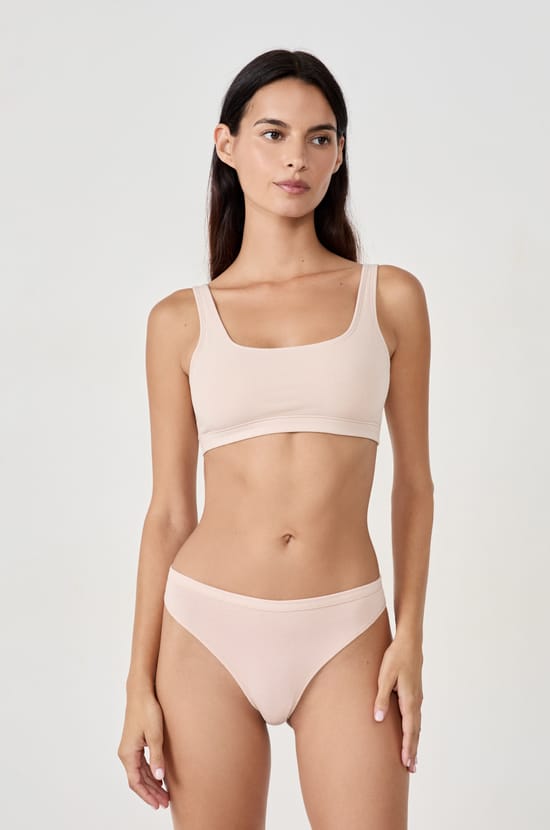 Tanga en coton;${refinementColor}