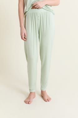 Pantal&oacute;n de pijama liso de modal;${refinementColor}