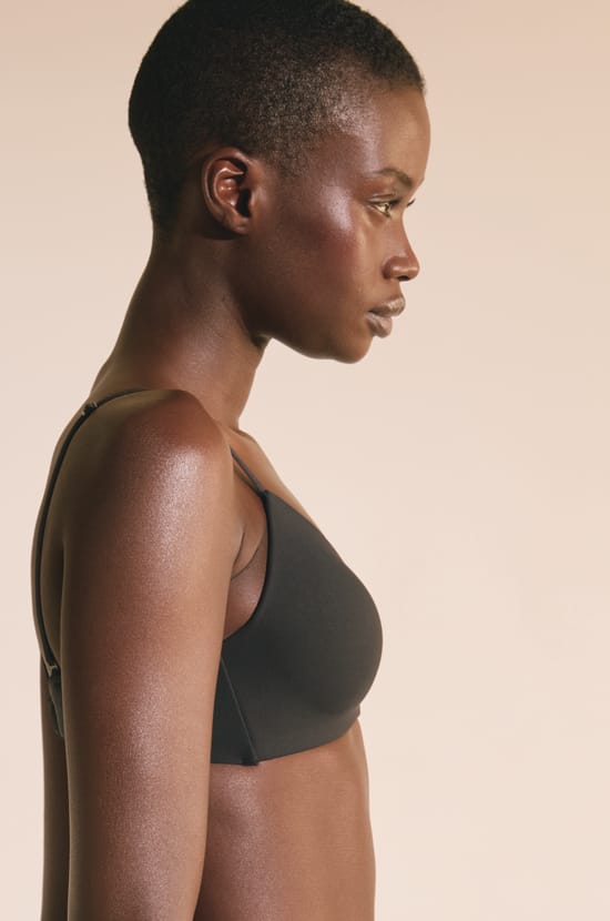 Wireless Lightly Lined Bra in Microfiber;${refinementColor}