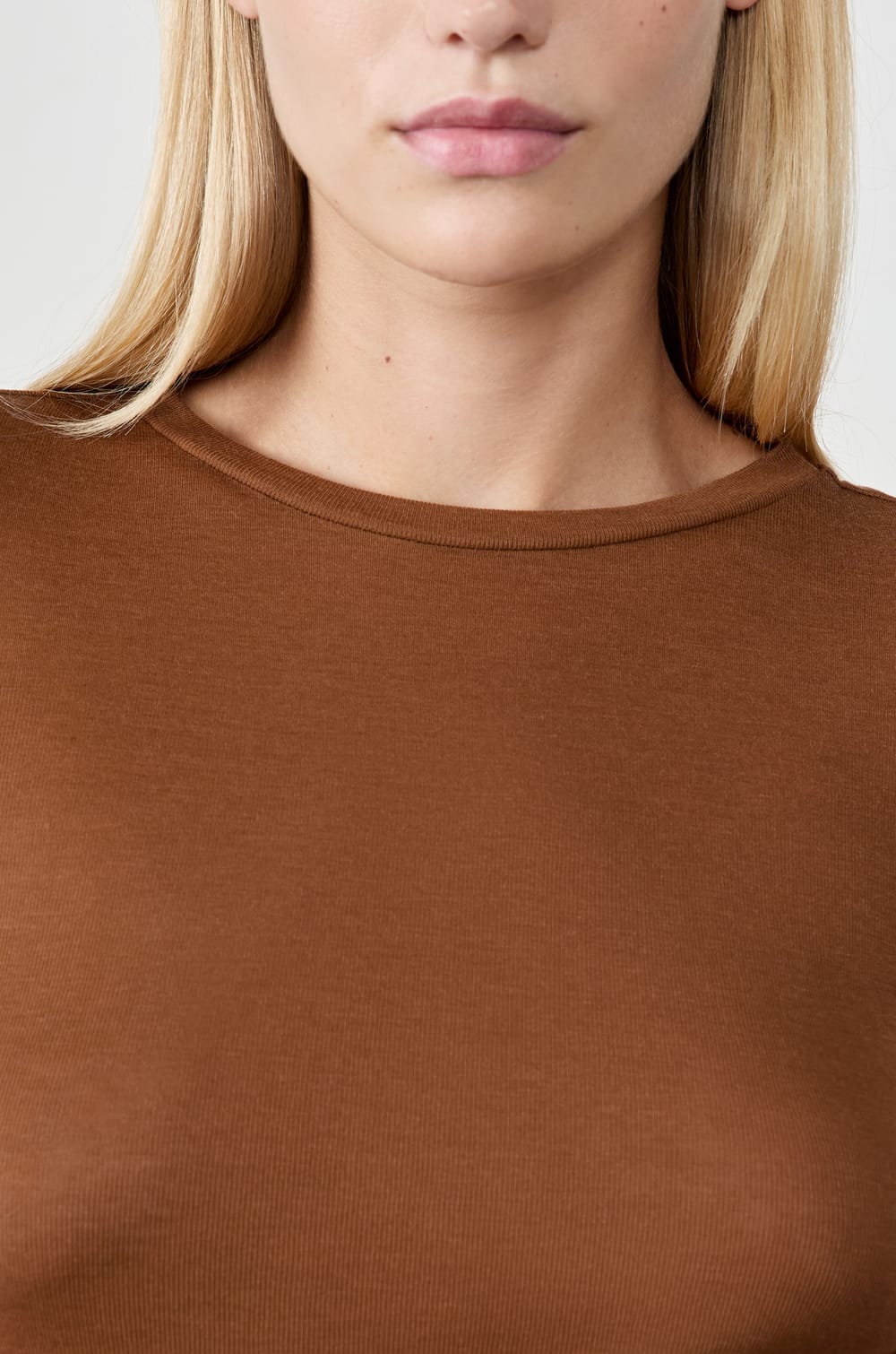T-shirt col rond maille thermique;${refinementColor}
