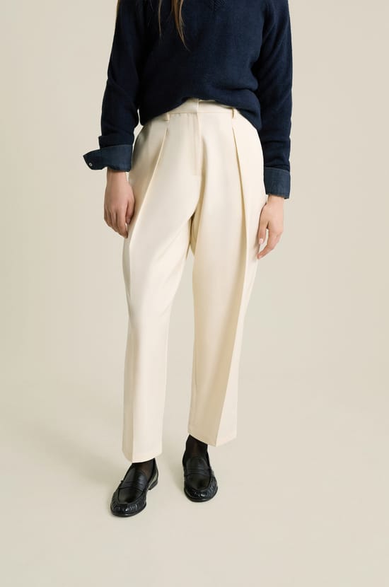 Pantalon coupe barrel;${refinementColor}