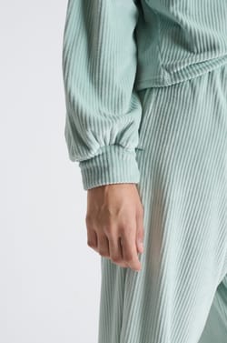 Sweatshirt de pyjama en velours;${refinementColor}