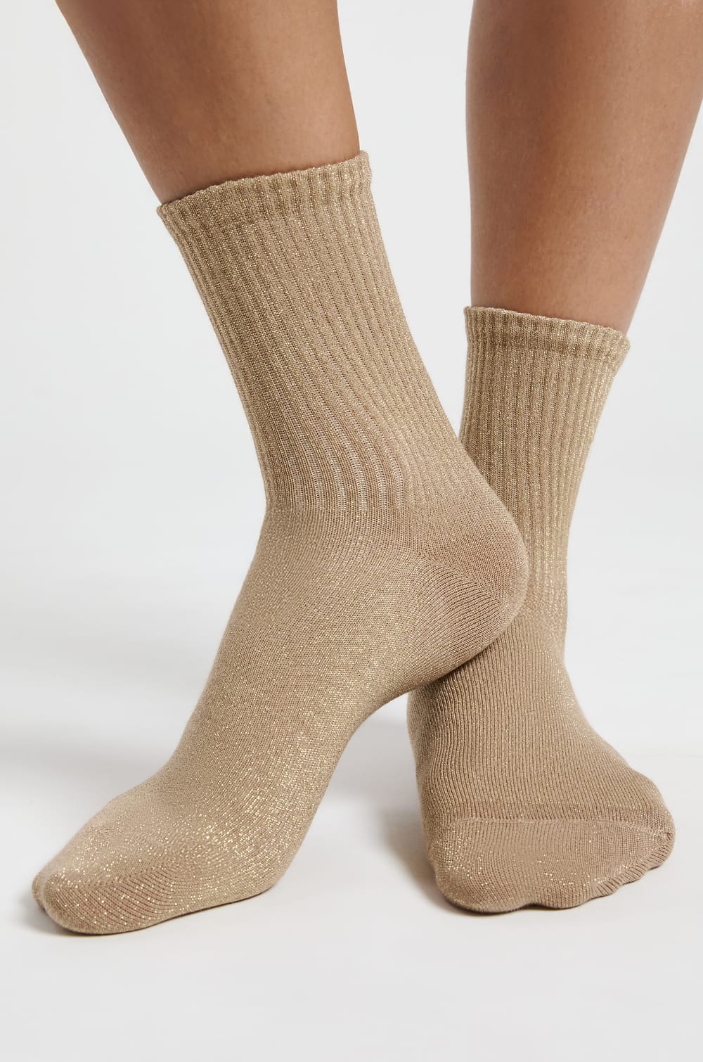 Chaussettes irrisées avec écriture;${refinementColor}