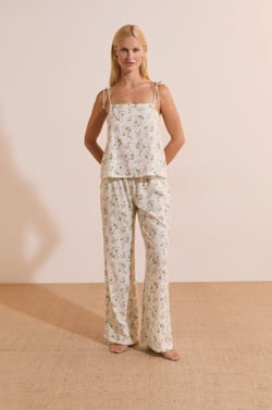 Pantalon de pyjama &agrave; motifs;${refinementColor}