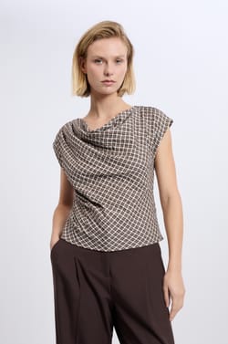 Top à carreaux;${refinementColor}