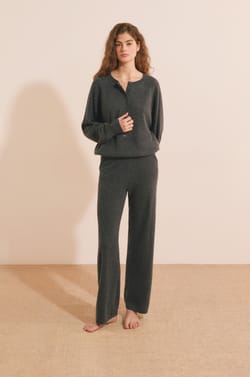 Pull avec boutons 100% cachemire;${refinementColor}