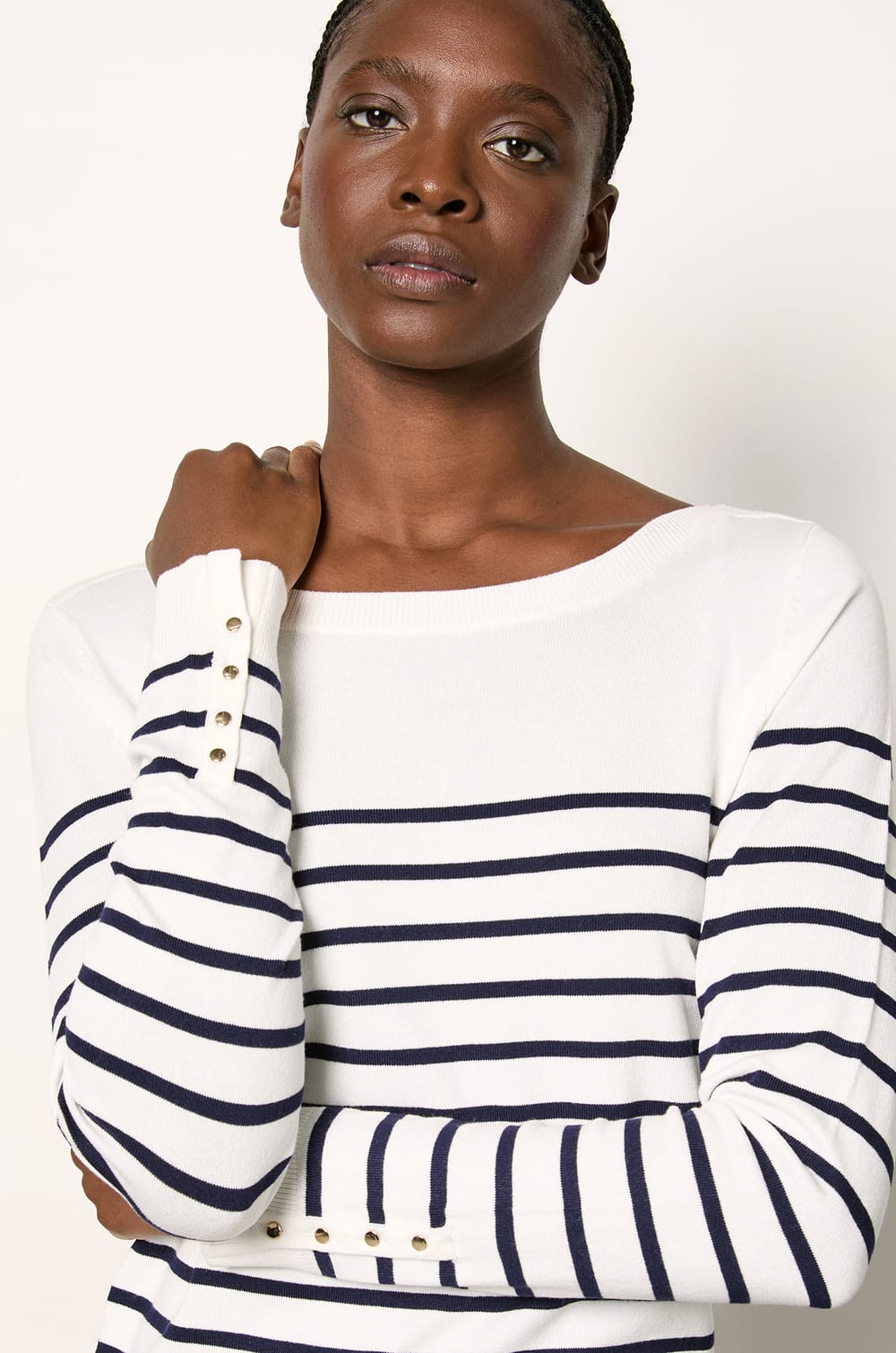 Boat Neck Sweater;${refinementColor}