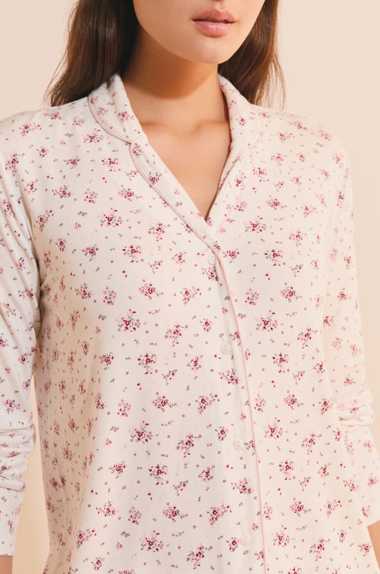 2-delige pyjamaset met lange mouwen;${refinementColor}