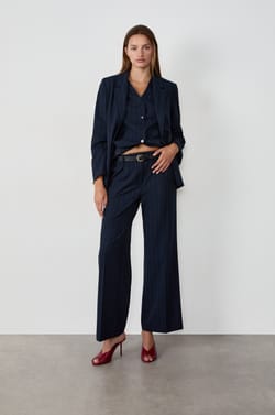Pantalon à rayures;${refinementColor}