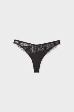 Tanga de encaje;${refinementColor}