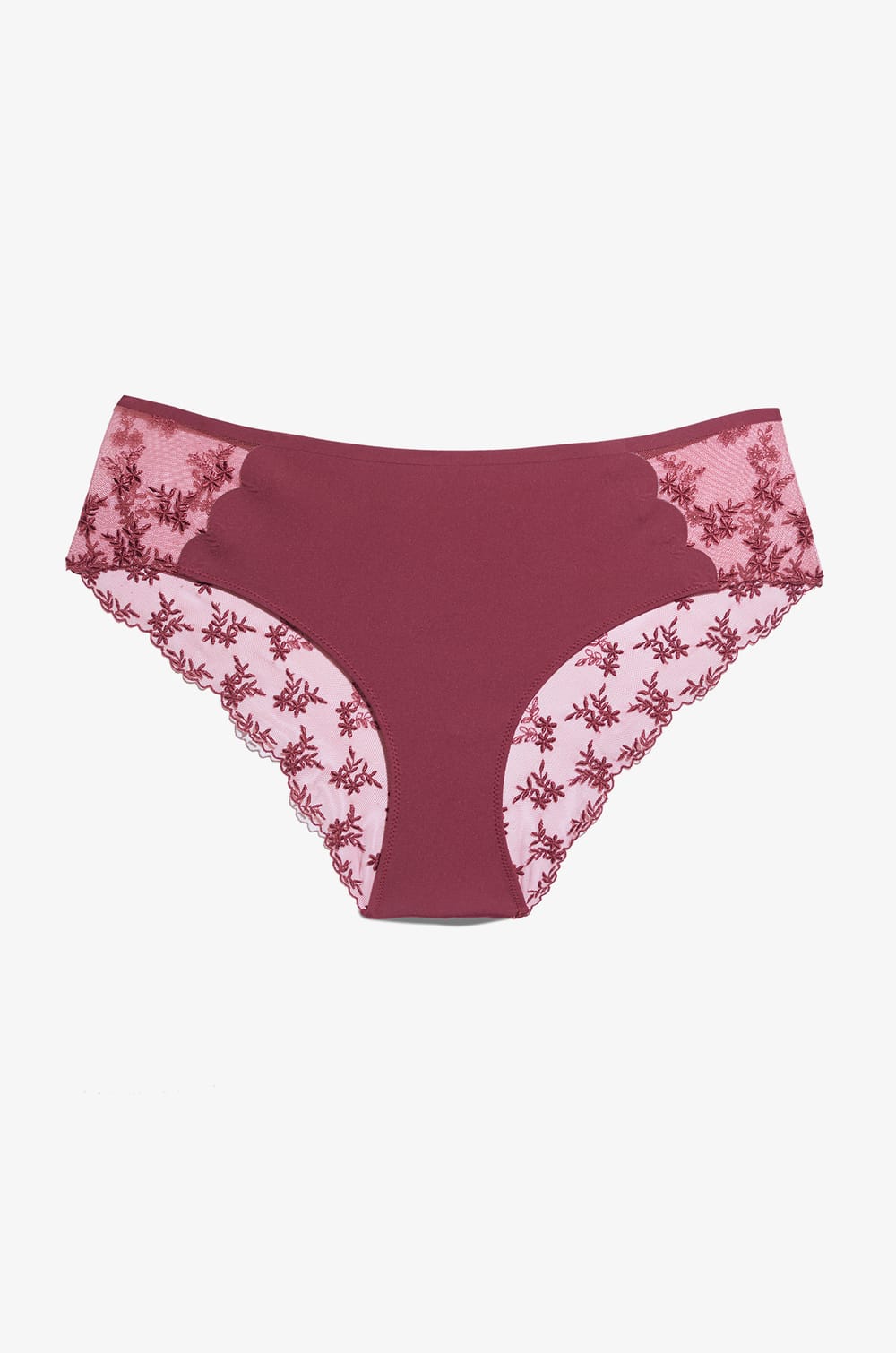 Shorty en tulle brodé;${refinementColor}