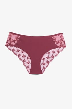 Shorty en tulle brodé;${refinementColor}