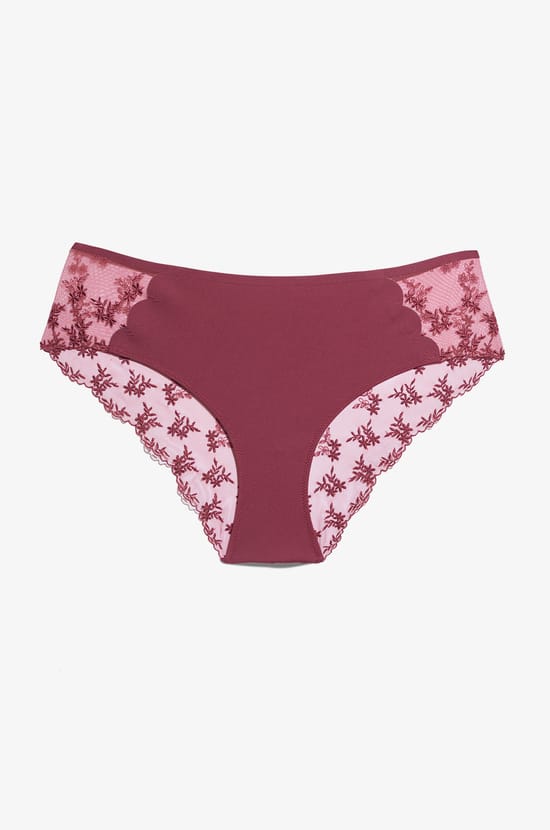 Shorty en tulle brodé;${refinementColor}