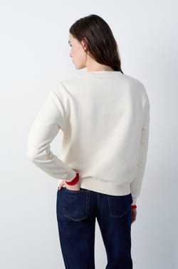 Heart Print Sweatshirt;${refinementColor}