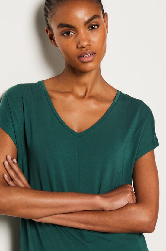 Short Sleeve Pajama T-Shirt;${refinementColor}