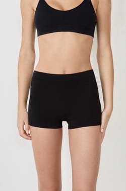 Seamless Boyshort in Organic Cotton;${refinementColor}